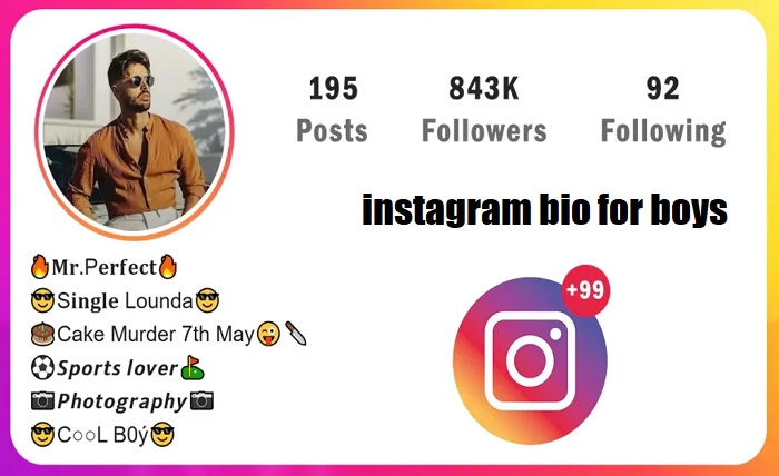 instagram bio for boys