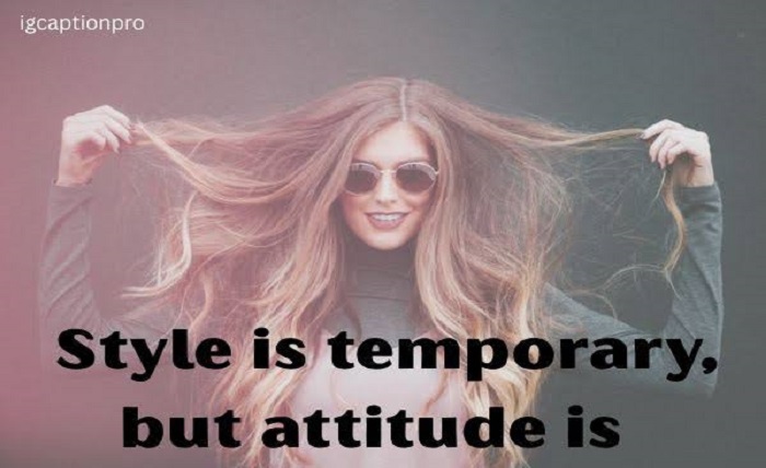 attitude caption