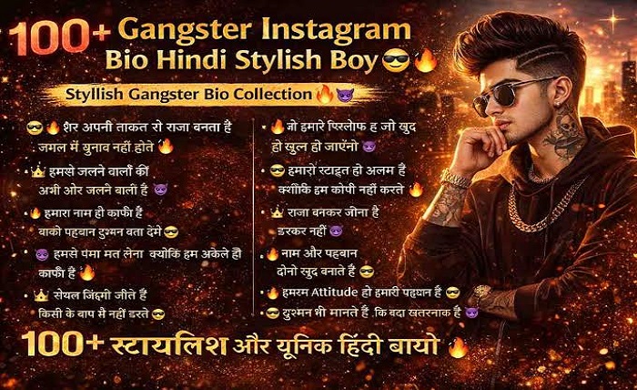 इंस्टाग्राम बायो इन हिंदी attitude boy