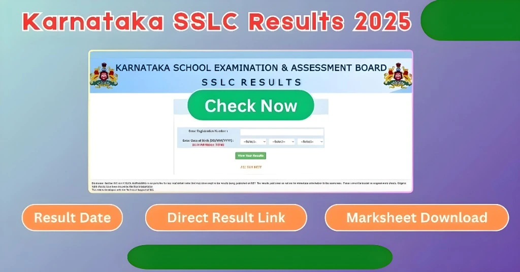 Karnataka SSLC Results 2025: Check Online @karresults
