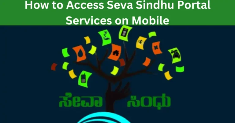 How to Access Seva Sindhu Portal Services on Mobile