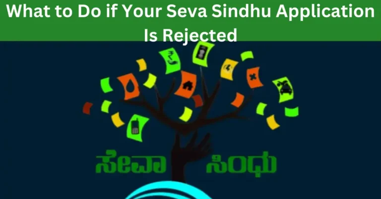 What to Do if Your Seva Sindhu Application Is Rejected