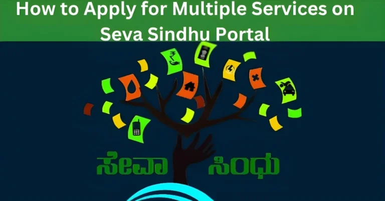 How to Apply for Multiple Services on Seva Sindhu Portal