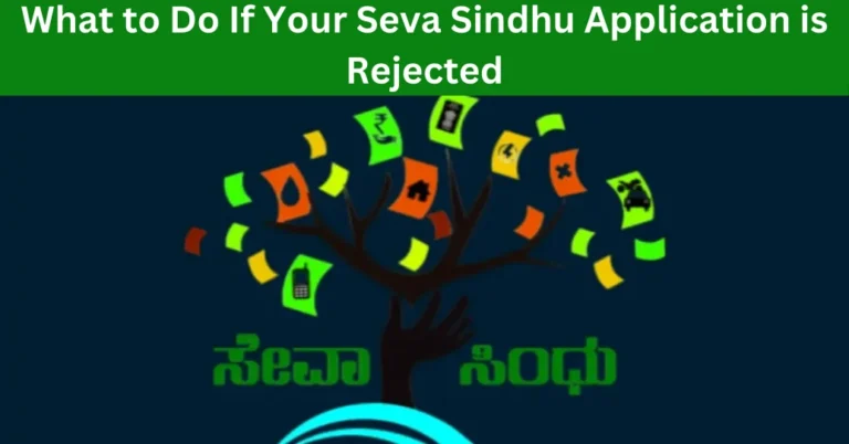 What to Do If Your Seva Sindhu Application is Rejected